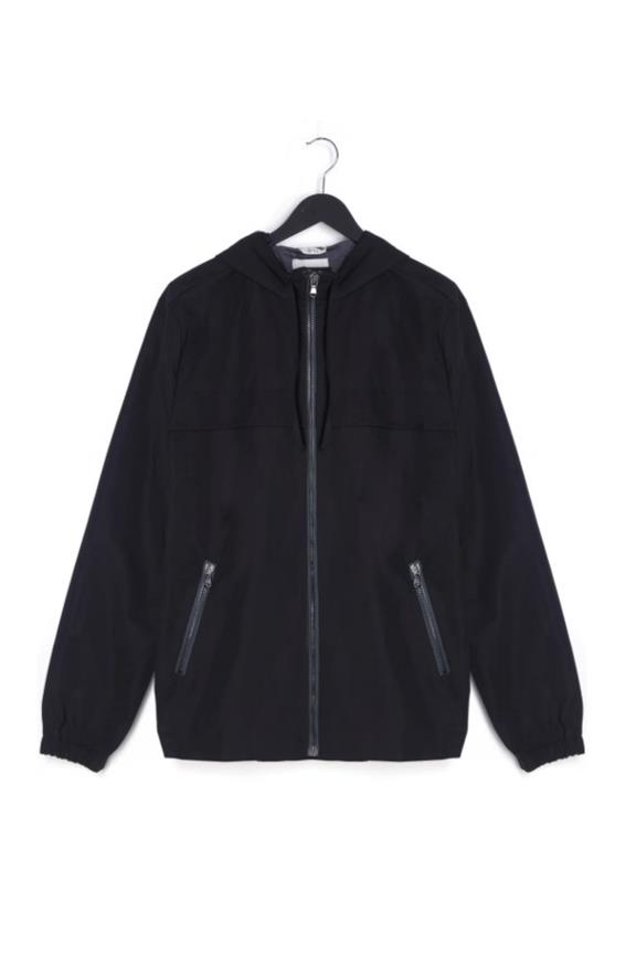 Jacke Wasserabweisend Schwarz